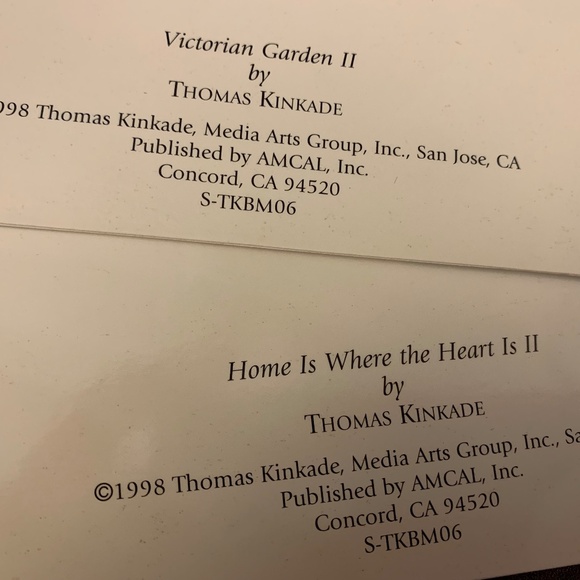 Note Cards (6) Linda Nelson Stocks “Aunt Minnie’s Visit, + (4) Kinkade cards - Picture 7 of 7